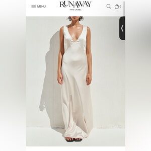 Seven wonders Elegant Cream Maxi Dress
